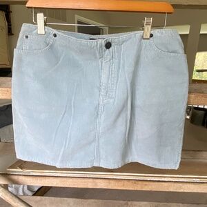 Corduroy Mini Skirt